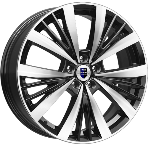 K&K Марвел (КС881) 19x7.5 5x108 ET50 d.63.35 алмаз черный SK