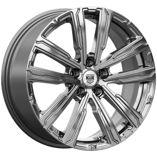 K&K Аламер 18x7.5 5x114.3 ET40 d.66.1 Дарк платинум
