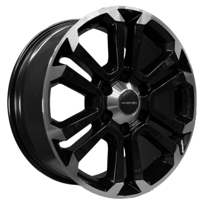 Khomen Wheels KHW1817 18x7.5 6x139.7 ET25 d.106.1 Black-FP